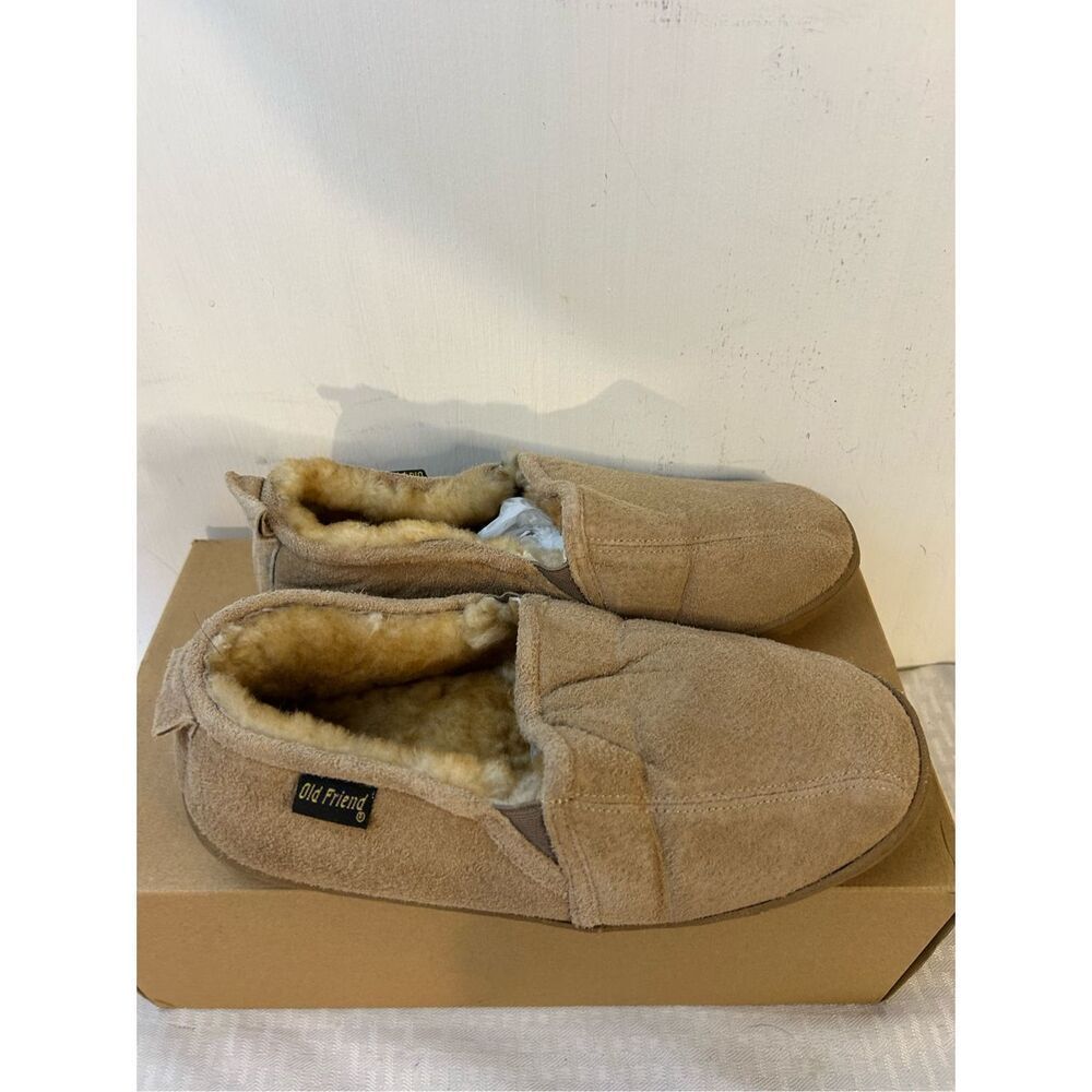 Old friend men’s 8 slippers‎ furlined